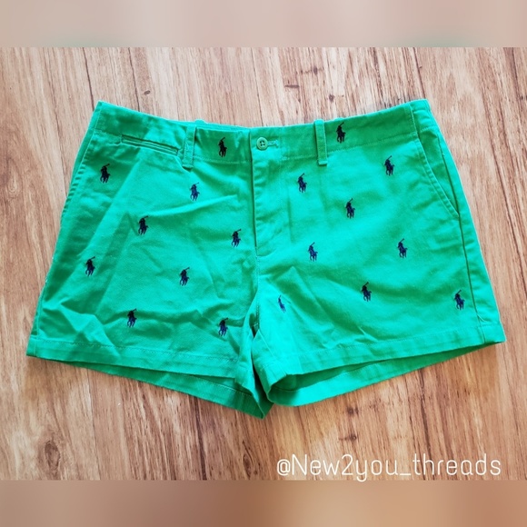 Ralph Lauren Pants - 🐎Ralph Lauren Green Shorts w/Pony Logo (Size 10)